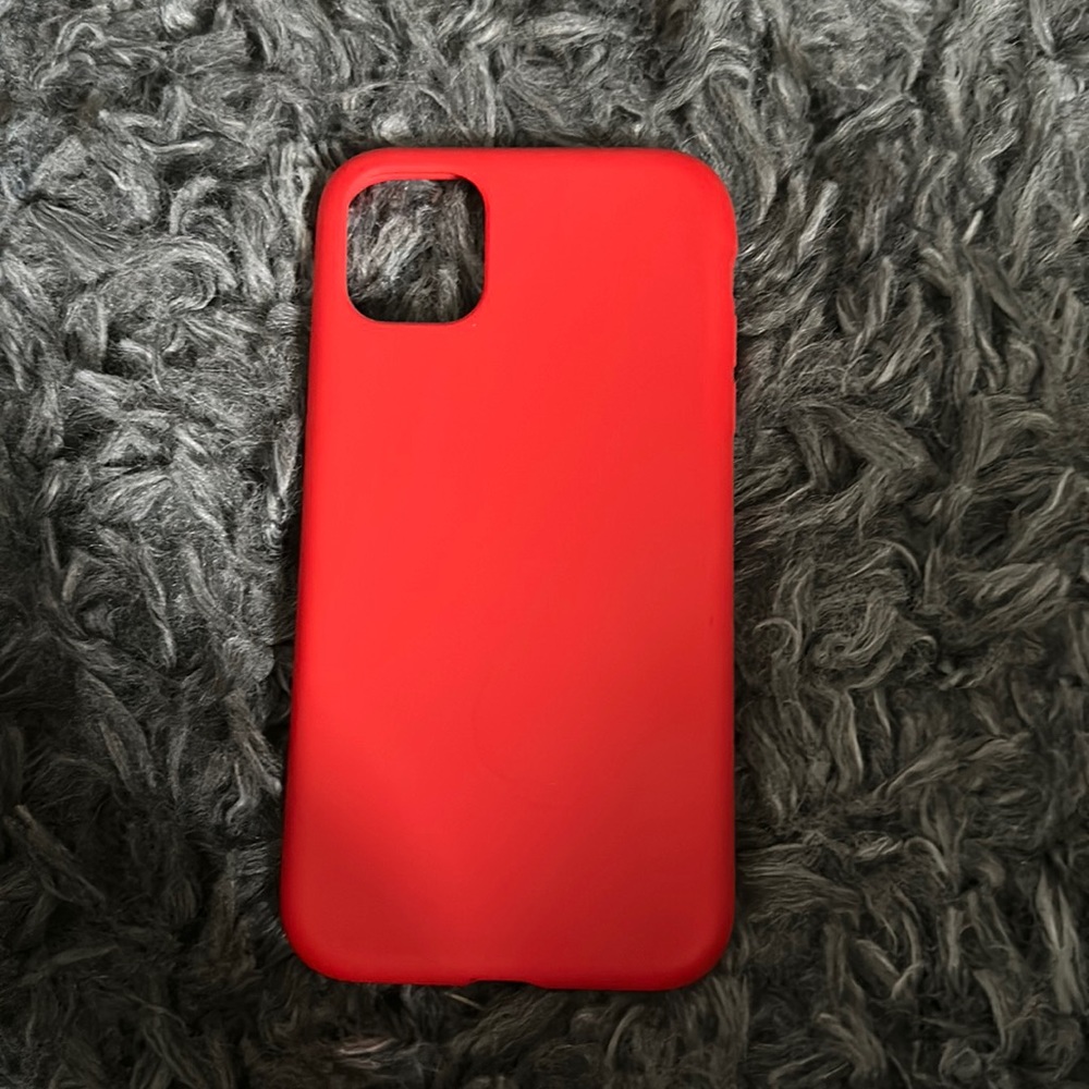 iPhone 11 RED silicone case